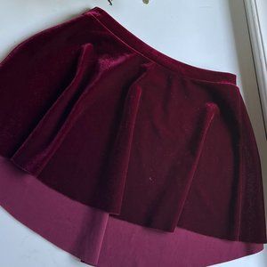 Eleve Velvet Flare Ballet Skirt - Child Medium